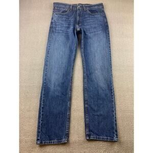 Levi's Men's Straight‎ Leg Denim Jeans Size W34 L32 Blue Medium Wash